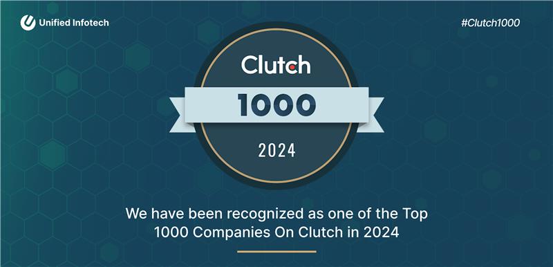 Unified Infotech Recognized on Clutch 1000 List for Fall 2024